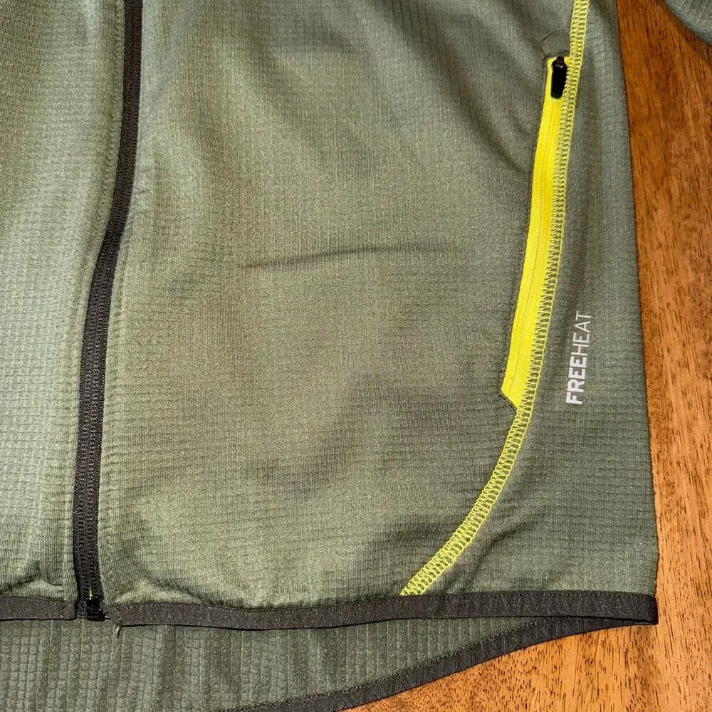 Eddie Bauer Jacket First Ascent Free heat Hiking Full Zip Men Size Small